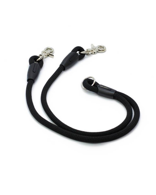 Splitter Dog Leash in Midnight Black