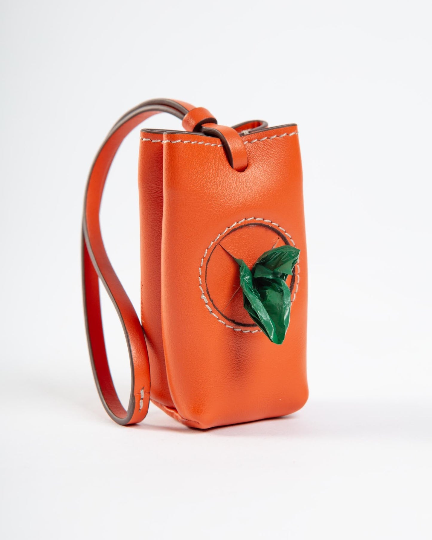 Leather Poop Bag Roll Holder