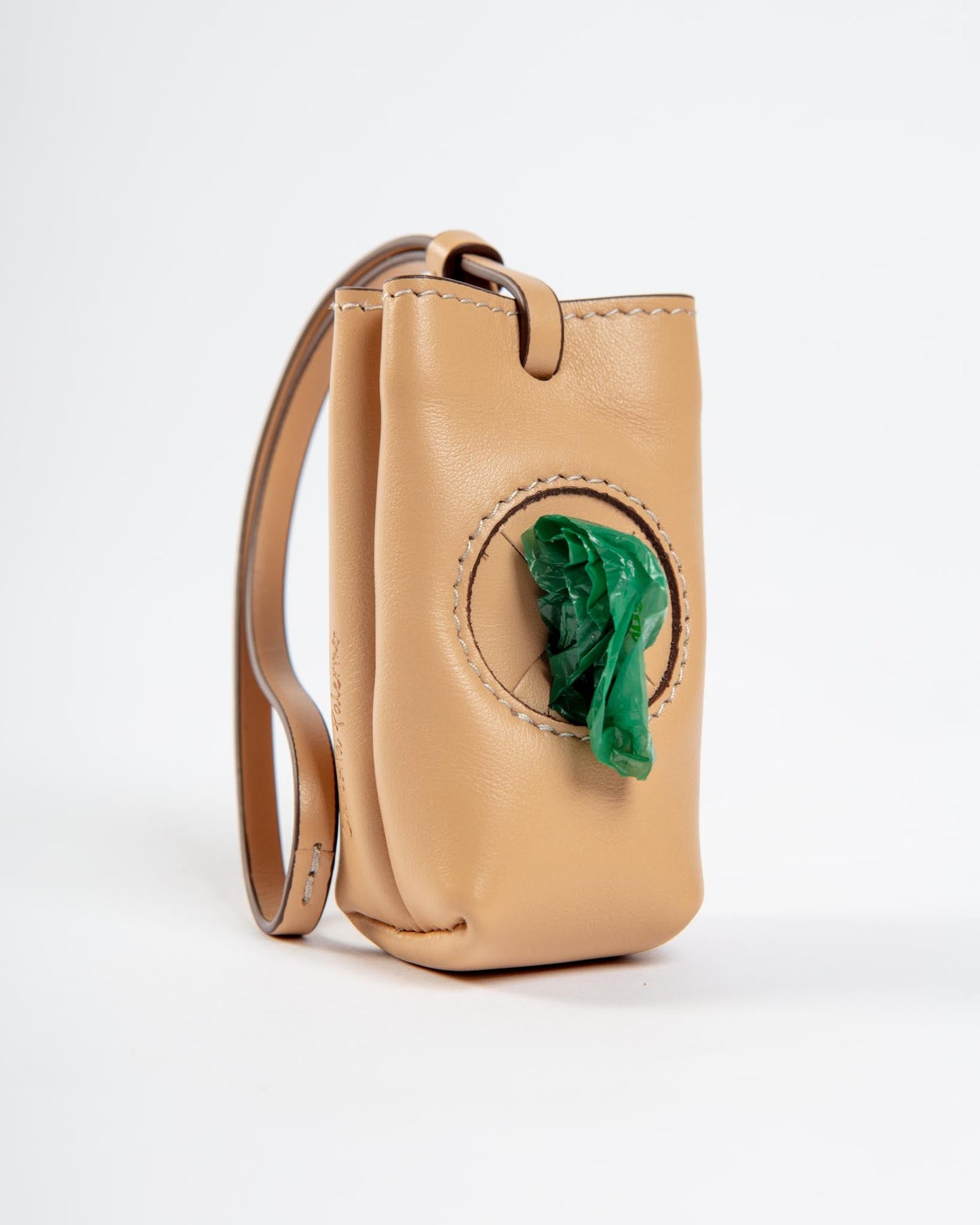 Leather Poop Bag Roll Holder